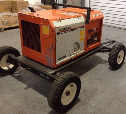 Kubota diesel generator gl-6500s trailer mounted for sale