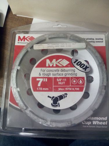 Mk diamond single row cup wheels mk-304cg-1 155684 for sale