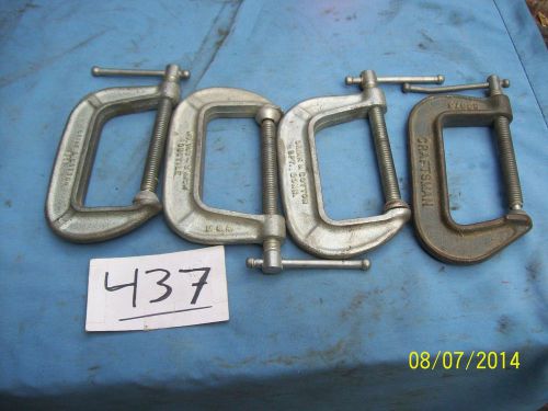 C CLAMP BRINK &amp; COTTON No. 143 3&#034; 3 pcs CRAFTSMAN 3&#034; 1 pc