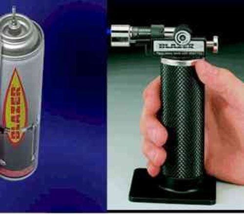 Blazer Self-Igniting Butane Torch The Original #GB2001 with 1 Can of Butane