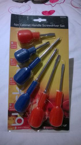 6pc cabinet screwdriver set for sale