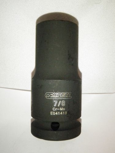 EXPERT 7/8&#034; IMPACT SOCKET 3/4&#034; DRIVE E041419 6-POINT MUST L@@K