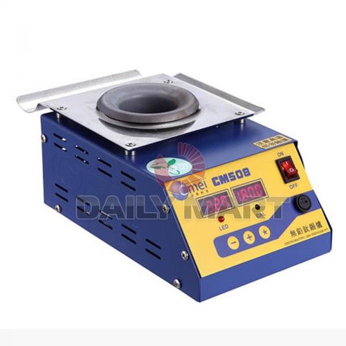 CM508 Lead-Free Titanium Alloy Solder Soldering Pot Desoldering Bath 250W 110V