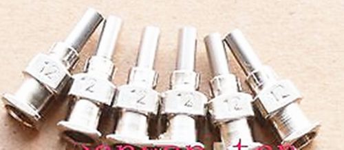 12pcs 12ga blunt stainless steel dispensing syringe needle tips 1/4&#034; for sale