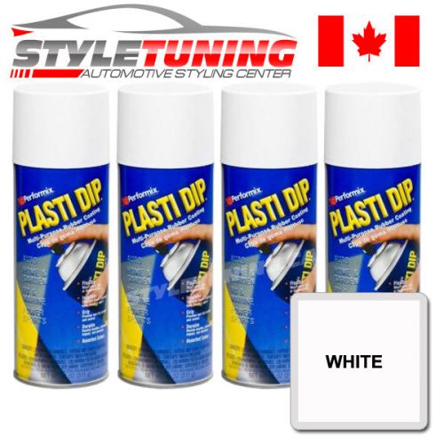 4 CANS OF PLASTI DIP (WHEEL KIT) - WHITE - CANADA