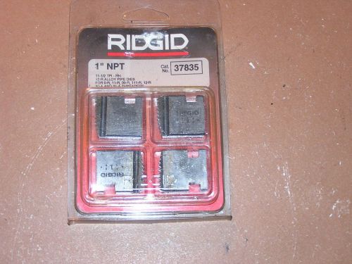 RIDGID  1&#034;  NPT  Cat. No. 37835  Pipe Dies