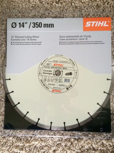 Stihl  14&#034; Diamond Blade, B 10 Diamond Wheel, PART# 0835-090-2023