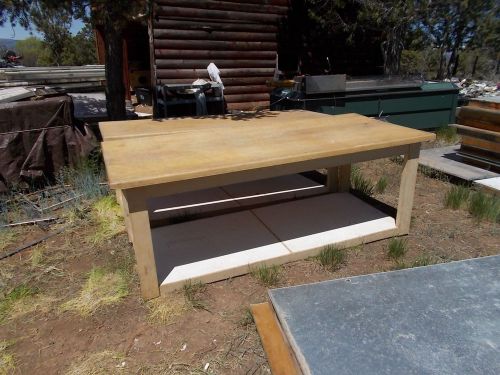 2 maple butcher block tables (comes with casters) excellent condition!! for sale