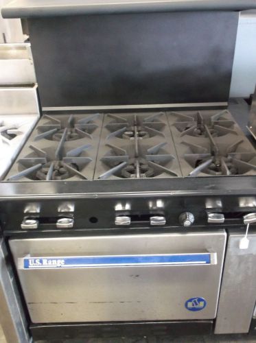 U.S. Range 6 burner Range and Oven (NAT Gas)