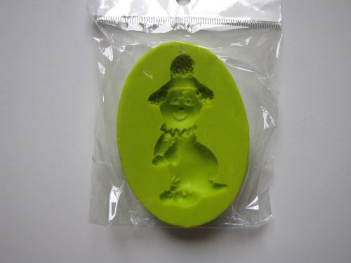 Handmade craft of 3d dog-clown silicone mold for sale