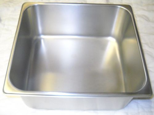 Pan, 2/3, 6&#034; deep, stainless, 3990028