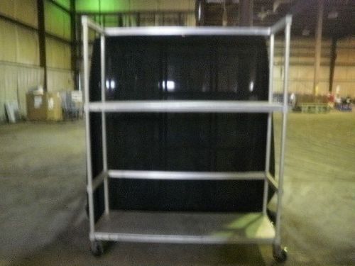 Rolling 2-shelf storage cart