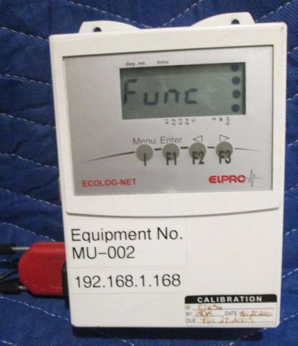 Elpro ecolog-net lp4 temperature data logger with lan and usb part number 2701 for sale
