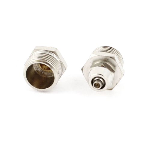 2Pcs 3/8BSP Male Air Compressor Hose Quick Coupler Plug Connector Fitting