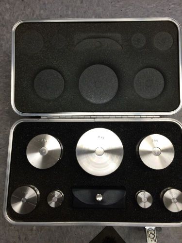 Rice lake weighing systems calibration weight set nist f class for sale