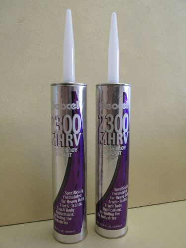 Geocel 2300 MHRV Vehicle Body Sealant - Two 10.3 FL. OZ. Tubes - Black