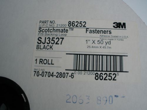 3M SCOTCHMATE P/S BACKING LOOP  BLACK 1&#039;&#039; X 50YD  21200-86252