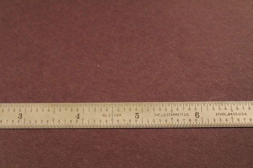 Starrett No C 316 R  Rule - 12 inch Scale 32nds, 64ths, 50ths, 100ths