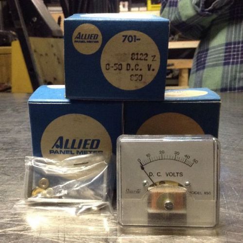 Lot Of Allied Panel Meter 850
