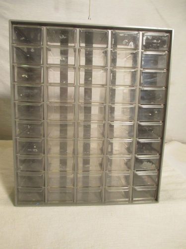 Akro-mils model 10-350 parts craft storage bin cabinet 50 drawer organizer for sale