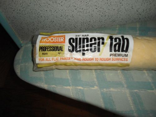 Wooster Professional Paint Roller Cover  18&#034; X 3/4&#034; Nap New Super Fab Prem. SALE