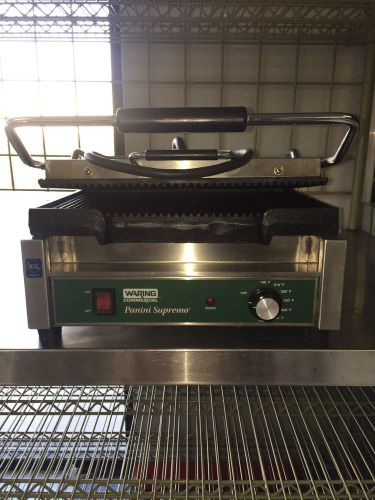 Used Waring (WPG250) - 16&#034; Grooved Panini Grill - Panini Supremo Series