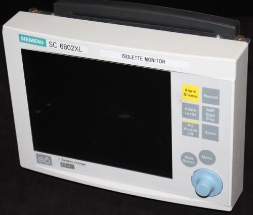 Siemens draeger sc6802xl patient monitor 7862704e551u nr free shipping! for sale
