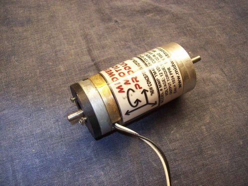 12/24 Volt DC 2.3A 3600 RPM Dual Shaft Motor Only