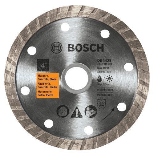 Bosch DB442S 4-Inch Turbo Rim Diamond Blade