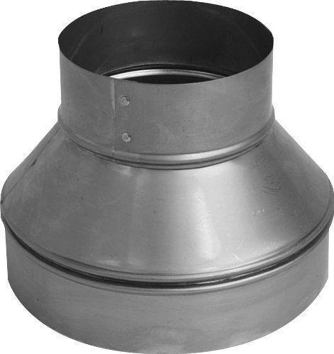 NEW Speedi-Products SM-RDP 53 5-Inch by 3-Inch Round Galvanized Plain Reducer