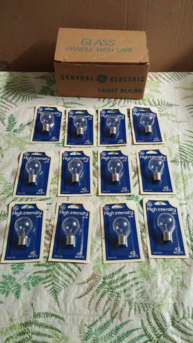 40S11N/1 GE 40W High Intensity Bulbs NIB nos 12 bulbs case general electric