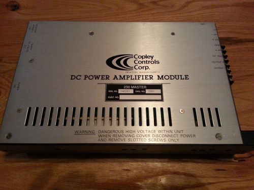 Copley Controls Corp DC Power Amplifier Module 230 Master