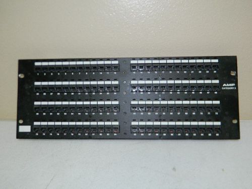 AMP 5 PATCH PANEL AMP T568B COMMUNICATION CIRCUIT PHONE PANEL