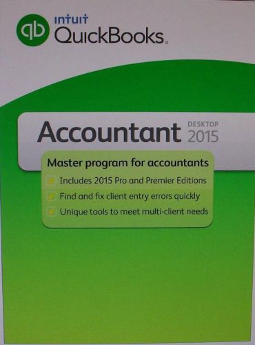 Quickbooks Premier 2015 Contractor