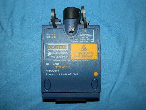 Fluke networks dtx-sfm2 singlemode fiber module for sale