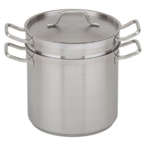 Double boiler roy ss db 12-12 qt stainless steel royal industries for sale