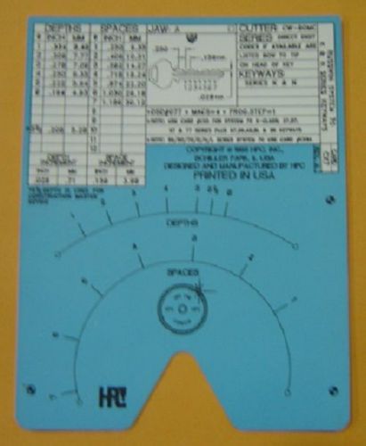 HPC 1200  CX7  Code card like brand new Hardly used Russwin system 70