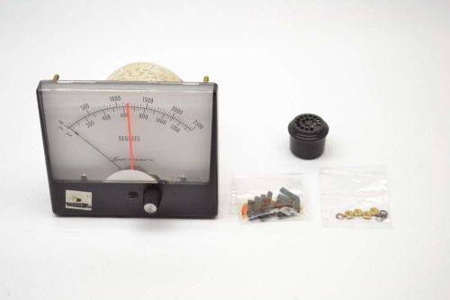 LARSON 4.5CMC 0-1200C 0-2500F DEGREES F TEMPERATURE PANEL METER METER B408063