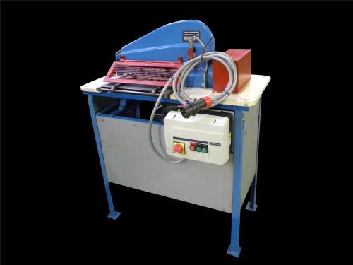 MERKLE MULTI KNIFE STRIP CUTTER / SLITTING MACHINE - 15&#034; OPENING 10 BHP