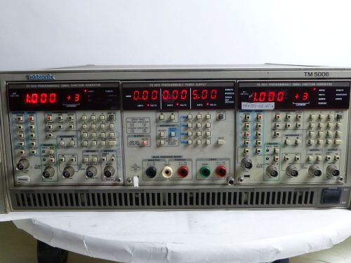 Tektronix TEK TM5006 FG 5010_PS 5010 Mainframe Function Generator_Power supply