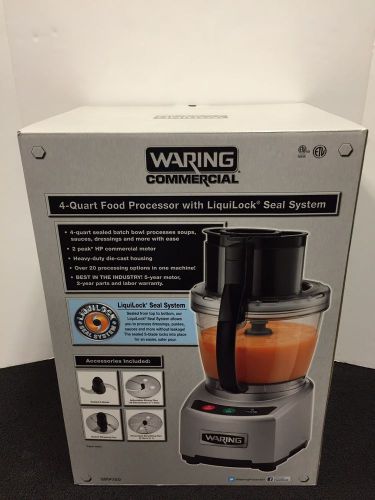 NIB Waring - WFP16S - Commercial Food Processor w/4 Qt Batch Bowl