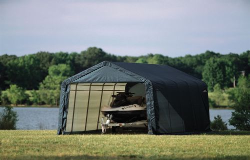 Shelterlogic Portable Fabric DIY Carport Temporary Garage Shed Kit 12x20x08 Kits