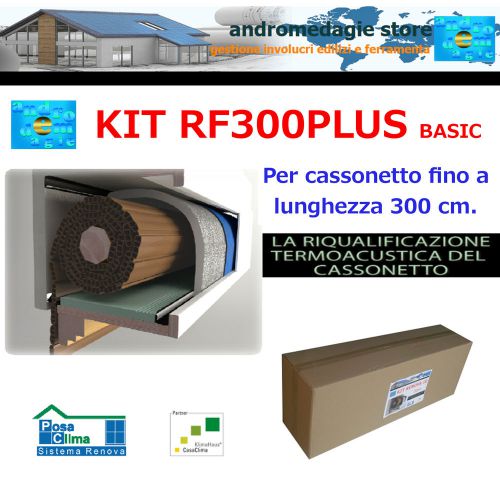 RF300PLUS BASIC KIT RENOVA SYSTEM FOR ROLLER SHUTTERS dumpster size max L=300CM