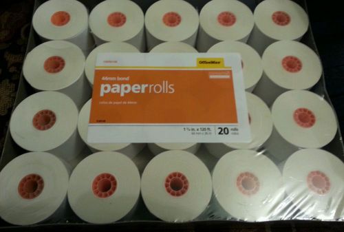 officemax cash register roll 44mm x 36m 20pk