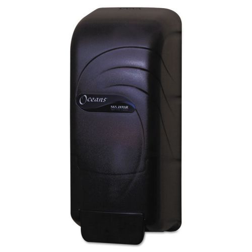 Oceans Universal Liquid Soap Dispenser, 4 1/2 x 4 3/8 x 10 1/2, 800mL, Black