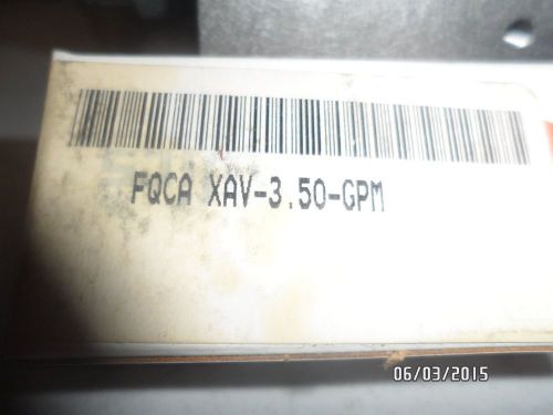 NEW SUN CARTRIDGE  FLOW FUSE VALVE FQCA XAV-3.50GPM