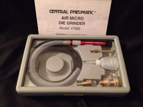 CENTRAL PNEUMATIC AIR MICRO DIE GRINDER MODEL 47869