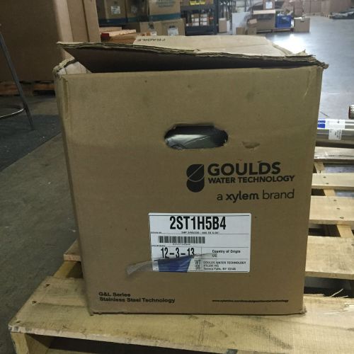 Goulds 2st1h5b4 npe series end suction 316l stainless centrifugal water pump for sale