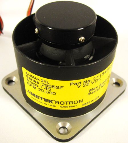 AMETEK ROTRON AXIMAX 2XL 2955SF 1.45 A 20,000 RPM 28V DC 50mm Fan 011843000