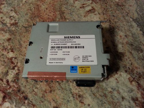 Siemens Modular Power Supply A5E00104867 Simatic Panel PC